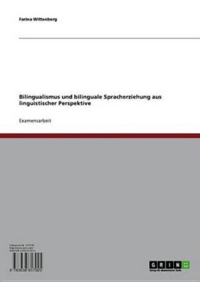 Picture of Bilingualismus Und Bilinguale Spracherziehung Aus