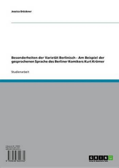 Picture of Besonderheiten Der Variet T Berlinisch