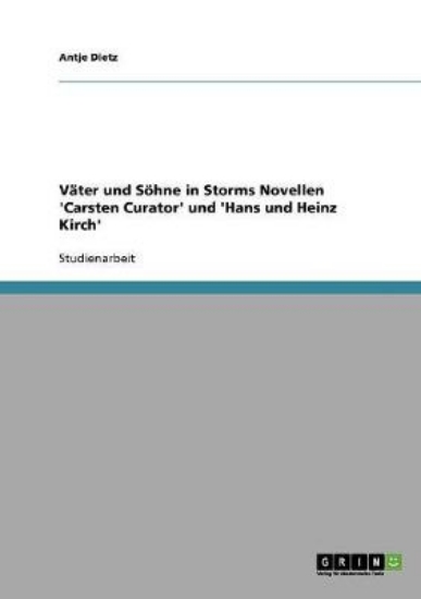 Picture of Vater und Soehne in Storms Novellen 'Carsten Curat