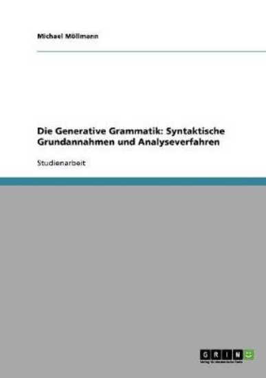 Picture of Die Generative Grammatik