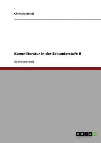 Picture of Kanonliteratur in der Sekundarstufe II