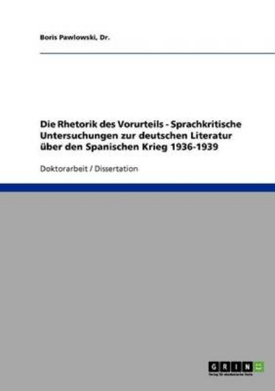 Picture of Die Rhetorik des Vorurteils - Sprachkritische Unte