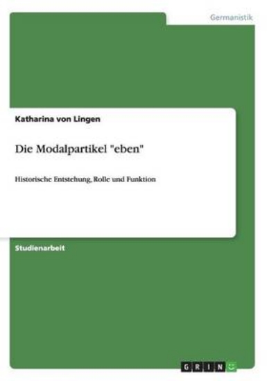 Picture of Die Modalpartikel eben
