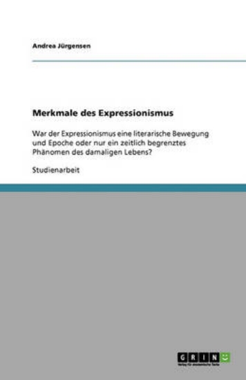 Picture of Merkmale Des Expressionismus