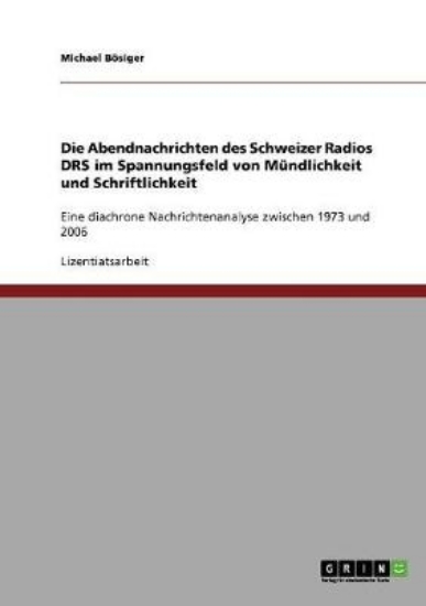 Picture of Die Abendnachrichten des Schweizer Radios DRS im S