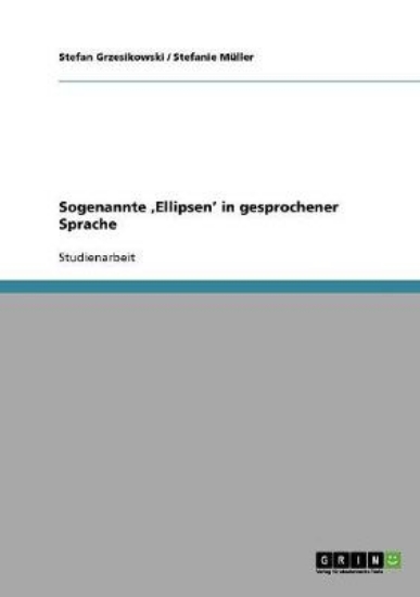 Picture of Sogenannte 'Ellipsen' in gesprochener Sprache