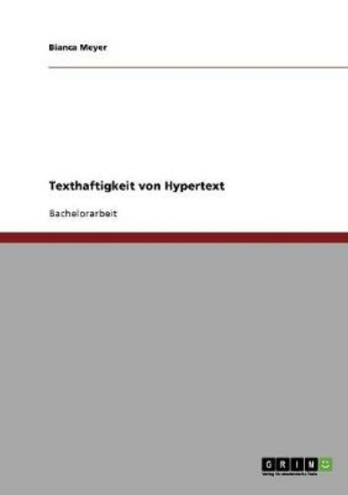 Picture of Texthaftigkeit von Hypertext
