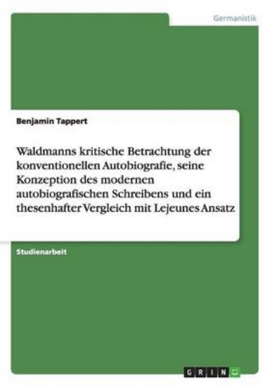 Picture of Waldmanns kritische Betrachtung der konventionelle