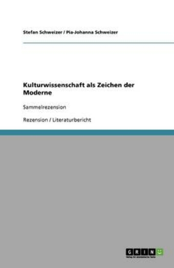 Picture of Kulturwissenschaft als Zeichen der Moderne
