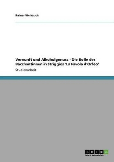 Picture of Vernunft und Alkoholgenuss - Die Rolle der Bacchan
