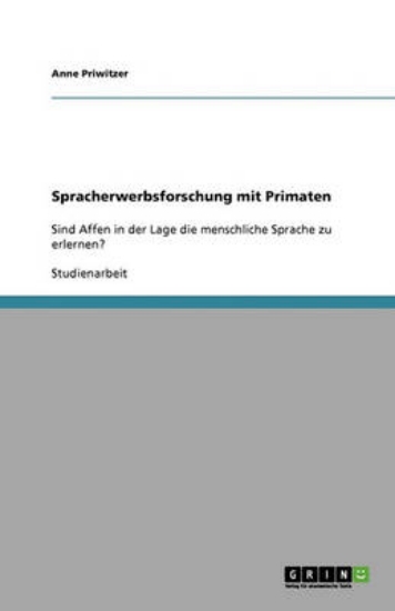 Picture of Spracherwerbsforschung mit Primaten