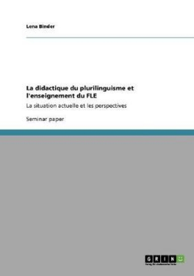 Picture of La didactique du plurilinguisme et l'enseignement