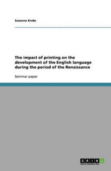 Picture of The impact of printing on the development of the E