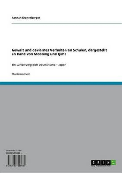 Picture of Gewalt Und Deviantes Verhalten an Schulen, Dargest
