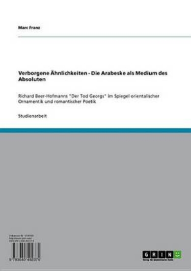 Picture of Verborgene Ahnlichkeiten - Die Arabeske ALS Medium