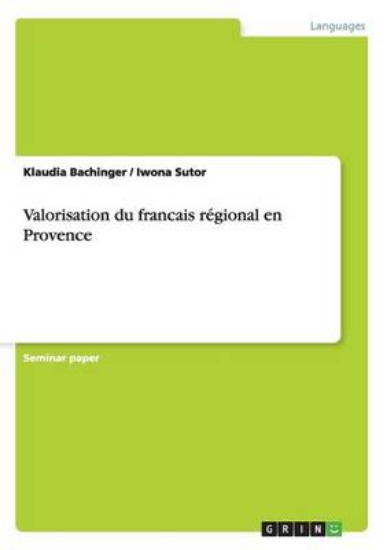 Picture of Valorisation du francais regional en Provence