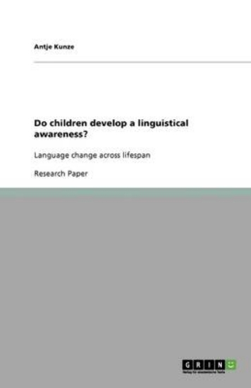 Picture of Do Children Develop a Linguistical Awareness?