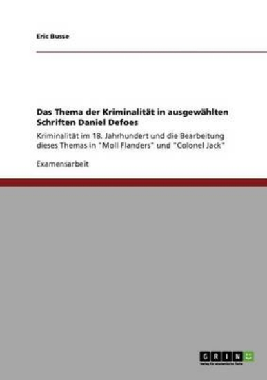 Picture of Das Thema der Kriminalitat in ausgewahlten Schrift