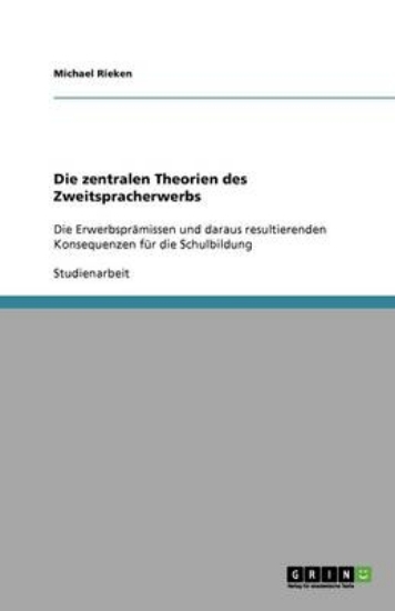 Picture of Die zentralen Theorien des Zweitspracherwerbs