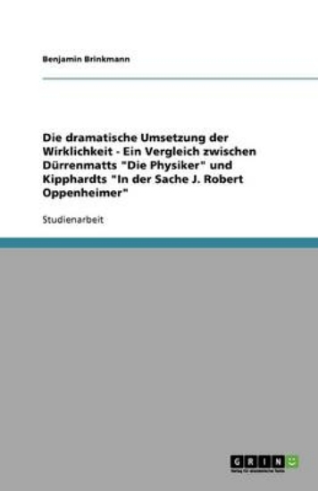 Picture of Die dramatische Umsetzung der Wirklichkeit - Ein V