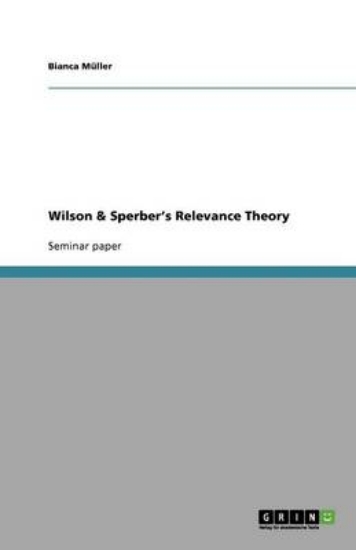 Picture of Wilson & Sperber's Relevance Theory