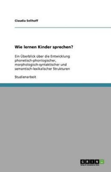 Picture of Wie lernen Kinder sprechen?