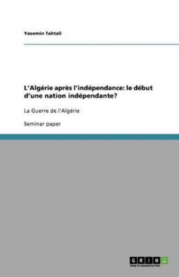 Picture of L'Algerie apres l'independance