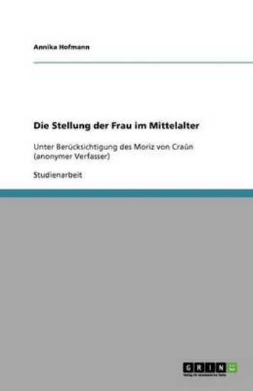 Picture of Die Stellung der Frau im Mittelalter