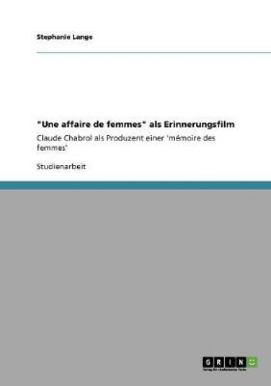 Picture of Une affaire de femmes als Erinnerungsfilm