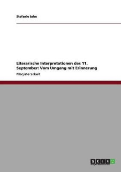 Picture of Literarische Interpretationen des 11. September