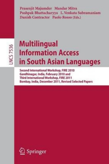 Picture of Multi-lingual Information Access in South Asian La