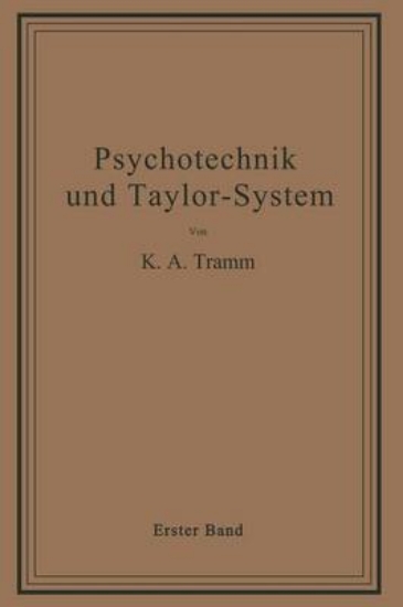 Picture of Psychotechnik Und Taylor-System