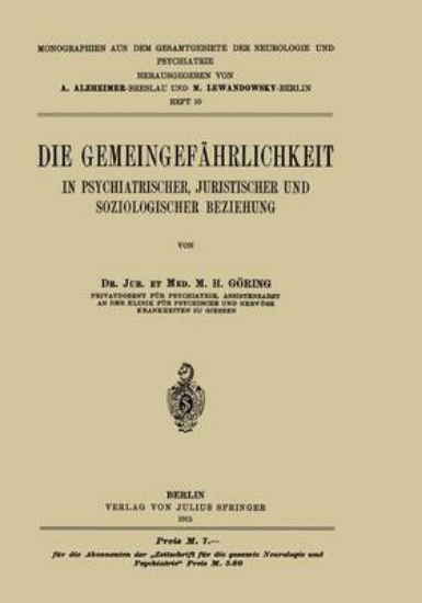 Picture of Die Gemeingefahrlichkeit