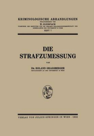 Picture of Die Strafzumessung