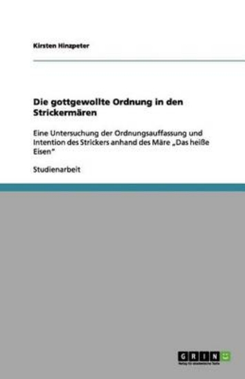 Picture of Die gottgewollte Ordnung in den Strickermaren