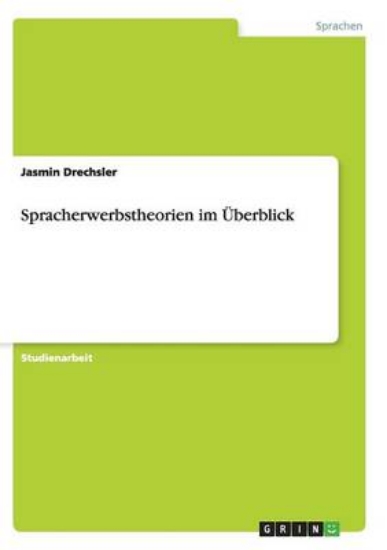 Picture of Spracherwerbstheorien im UEberblick