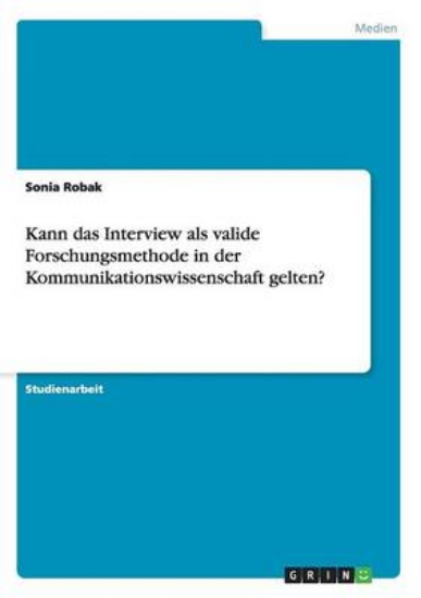 Picture of Kann das Interview als valide Forschungsmethode in