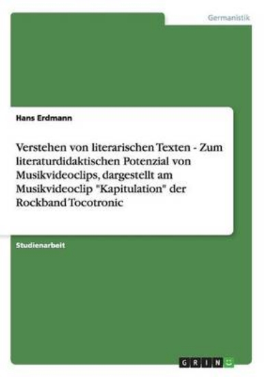 Picture of Verstehen von literarischen Texten - Zum literatur