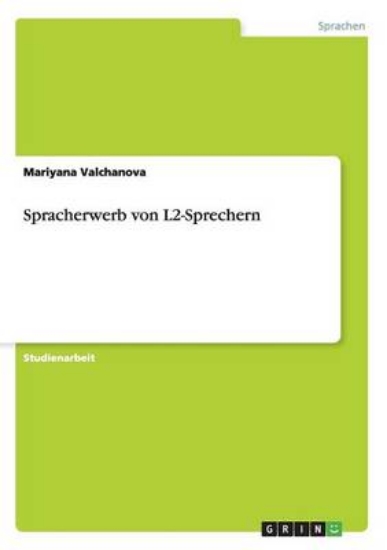 Picture of Spracherwerb von L2-Sprechern
