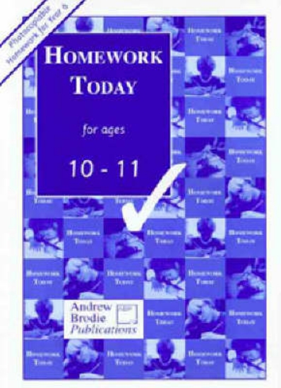 Picture of Homework Today for Ages 10-11
