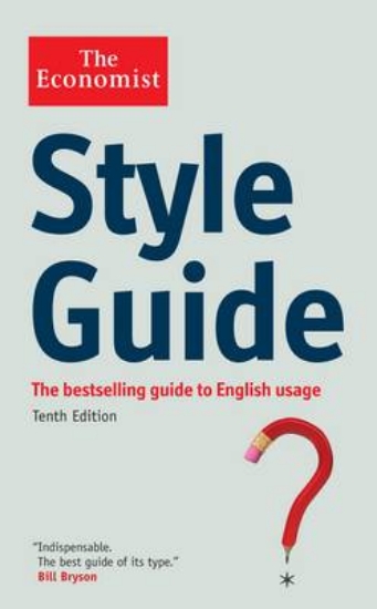 Picture of The Economist Style Guide
