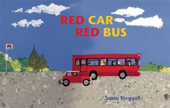 Picture of Red Car, Red Bus