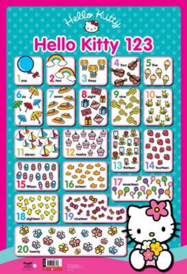 Picture of Hello Kitty Wall Chart: 123