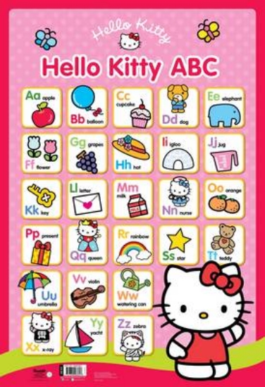 Picture of Hello Kitty Wall Chart: ABC