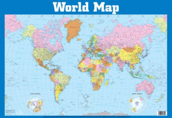 Picture of World Map Wall Chart