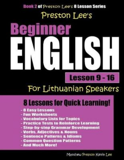 Picture of Preston Lee's Beginner English Lesson 9 - 16 for L