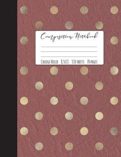 Picture of Gold Dot Composition Notebook College Ruled
