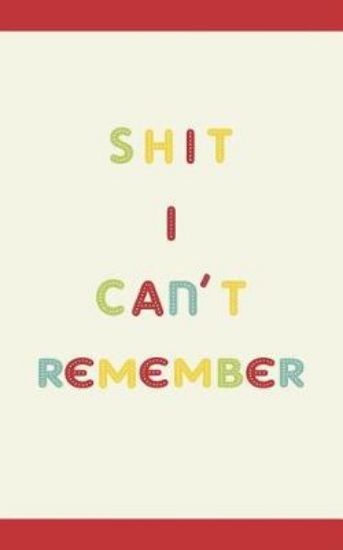 Picture of Shit I Cannot Remember