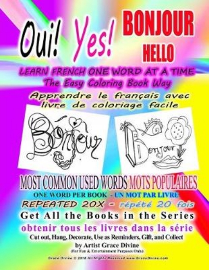 Picture of Oui Yes BONJOUR HELLO LEARN FRENCH ONE WORD AT A T