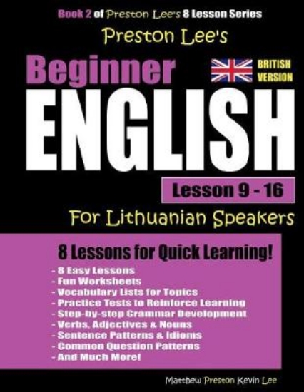 Picture of Preston Lee's Beginner English Lesson 9 - 16 For L